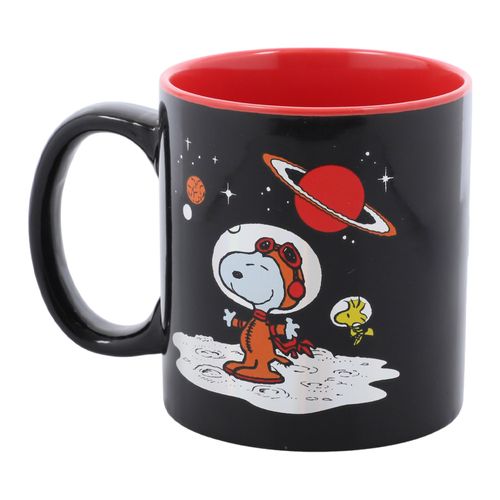 Taza Snoopy space de cerámica 591 ml