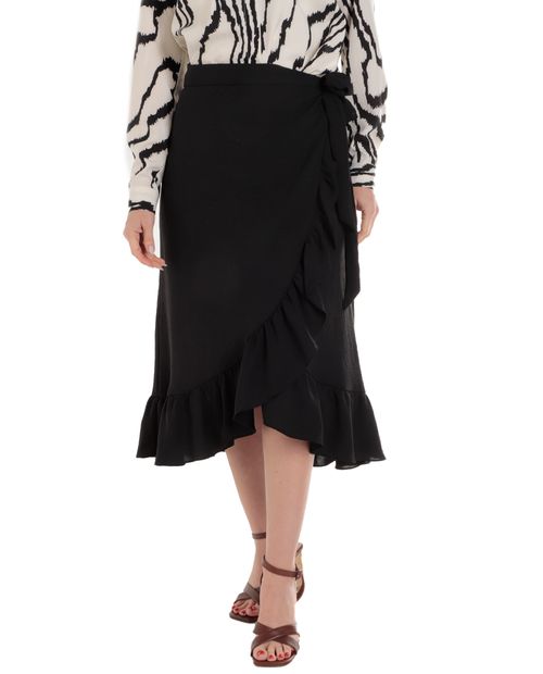 Falda Marcella mini de cintura alta para mujer