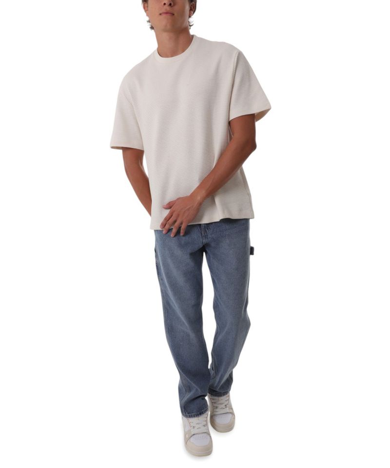 104865736-Camiseta-Denim-and-Flower-ivory-texturizada-para-hombre