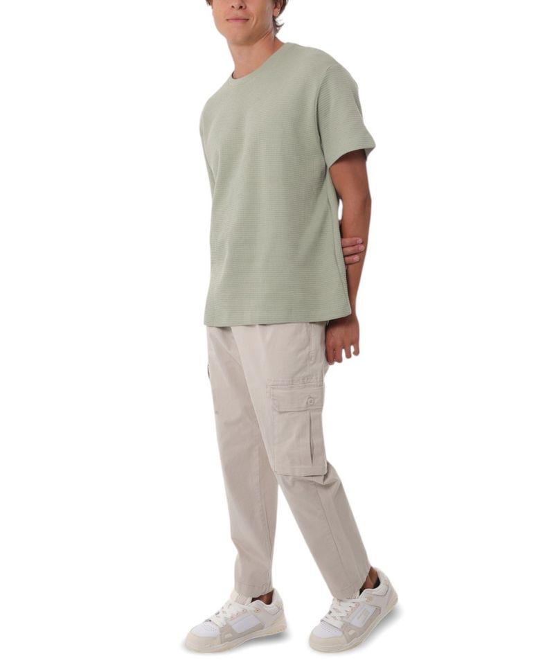 104865744-Camiseta-Denim-and-Flower-verde-texturizada-para-hombre