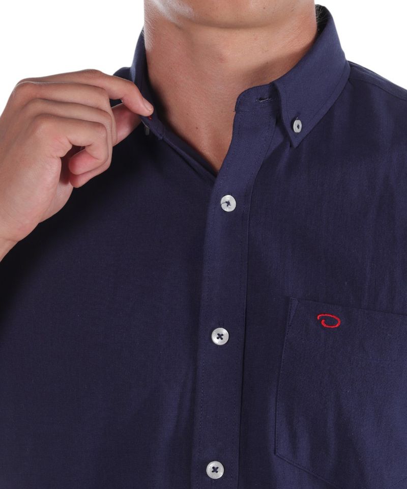 104892833-Camisa-casual-Oscar-de-la-Renta-classic-fit-azul-navy-solida-para-hombre