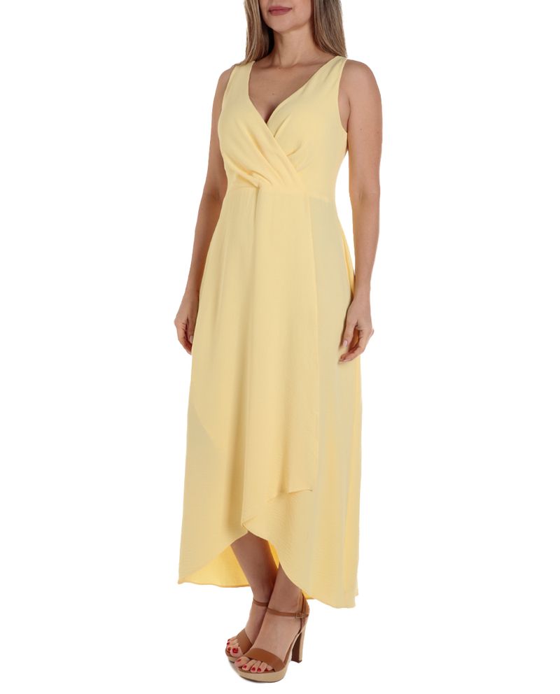 104790210-Vestido-Connected-Apparel-midi-amarillo-sin-mangas-para-mujer