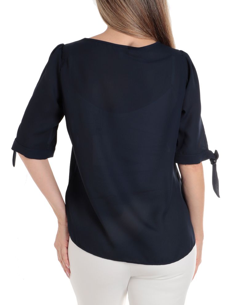 104894177-Blusa-Sabrina-formal-azul-manga-3-4-para-mujer