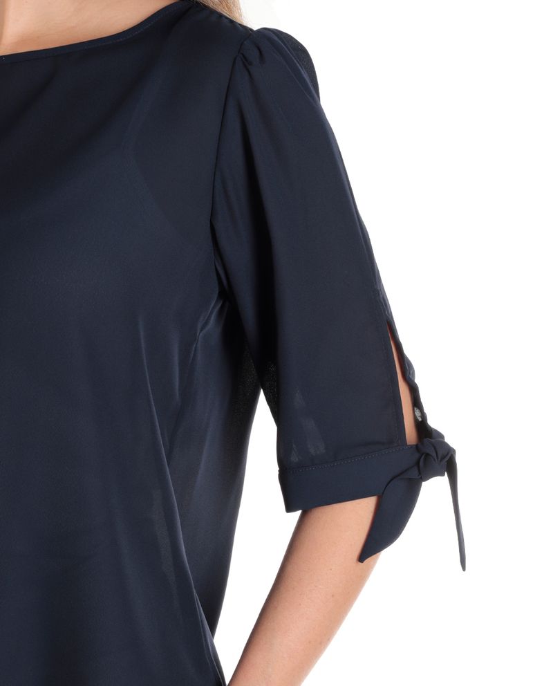 104894177-Blusa-Sabrina-formal-azul-manga-3-4-para-mujer