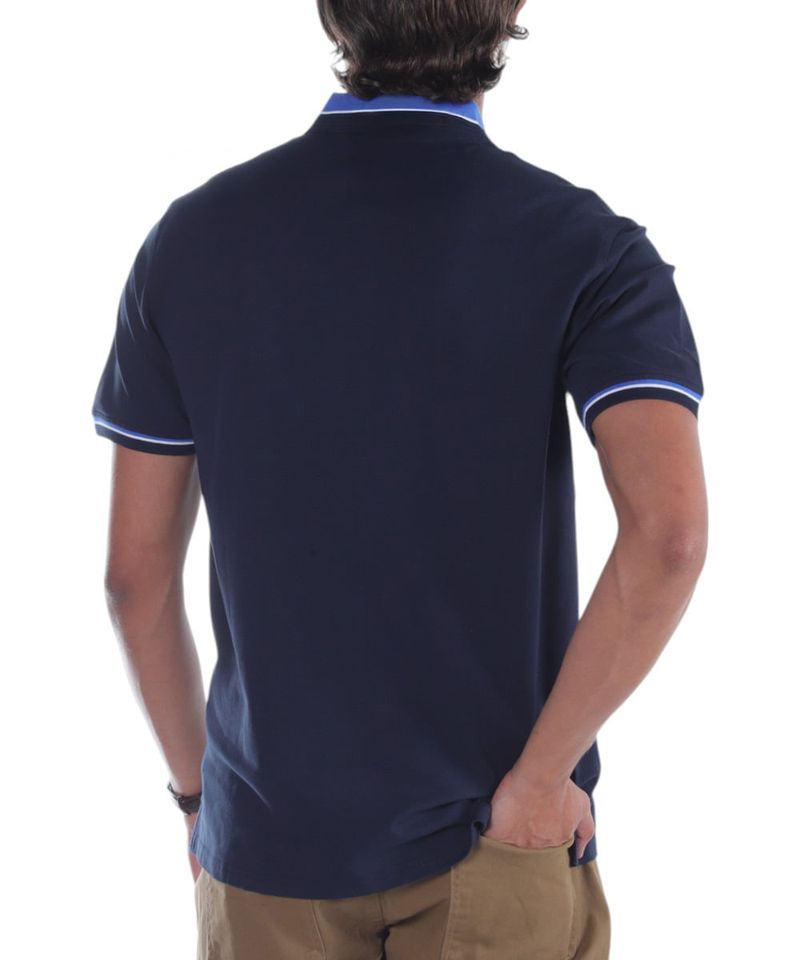 104892818-Camisa-polo-Oscar-de-la-Renta-azul-navy-solida-para-hombre