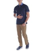104892818-Camisa-polo-Oscar-de-la-Renta-azul-navy-solida-para-hombre
