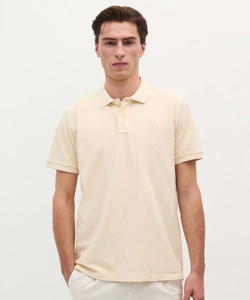 Camisa polo básica Scalpers sólida para hombre