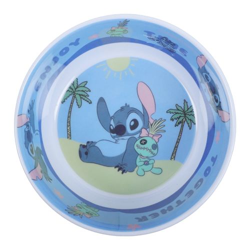 Plato hondo de melamina Disney Stitch