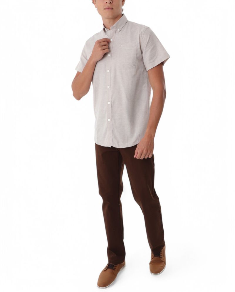 104880546-Camisa-casual-Oscar-de-la-Renta-classic-fit-beige-heather-para-hombre