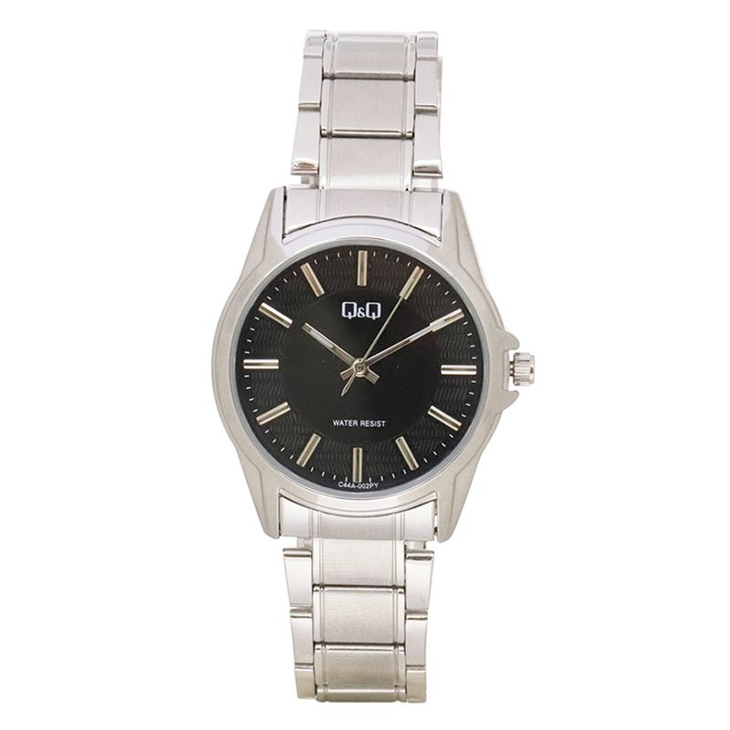 104836954---Reloj-Q-Q-analogo-metalico-plateado-para-hombre