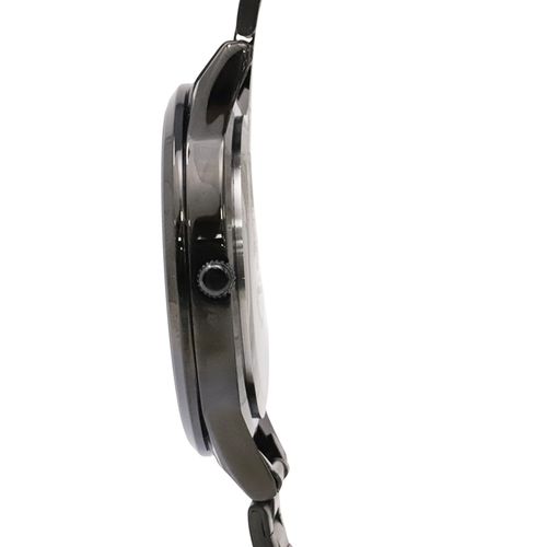 Reloj Q&Q análogo metálico negro para hombre