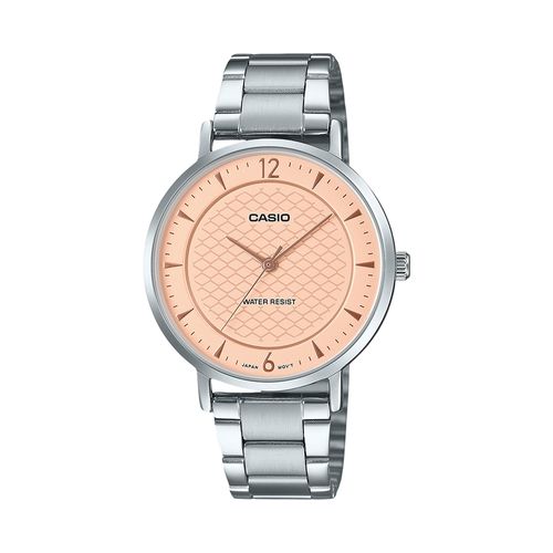 Reloj Casio análogo de acero plateado para hombre