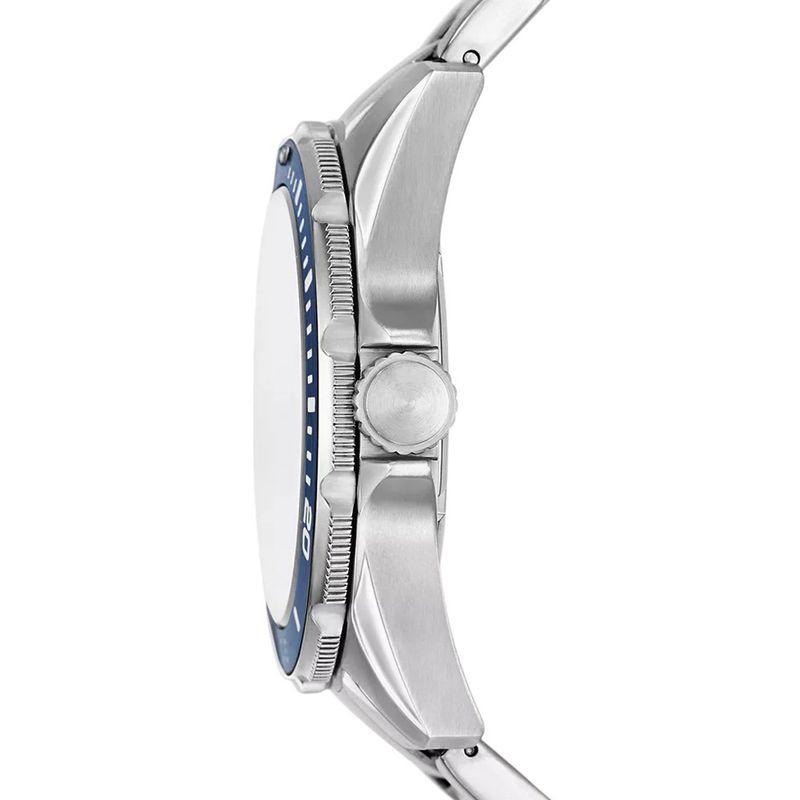 104924145-Reloj-Fossil-analogo-de-acero-inoxidable-plateado-para-hombre