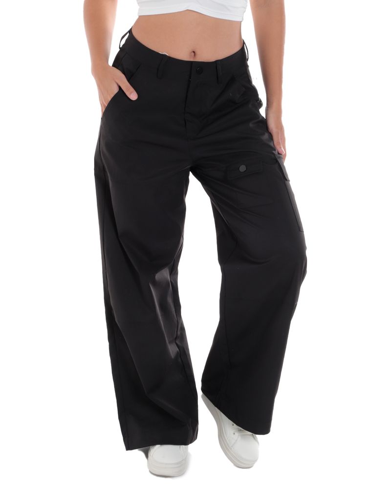 104778074-Pantalon-Orange-cargo-negro-de-cintura-alta-para-mujer