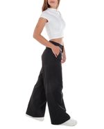 104778074-Pantalon-Orange-cargo-negro-de-cintura-alta-para-mujer