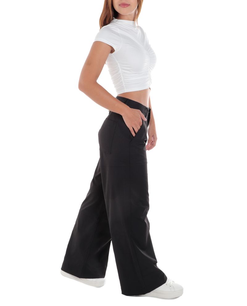 104778074-Pantalon-Orange-cargo-negro-de-cintura-alta-para-mujer
