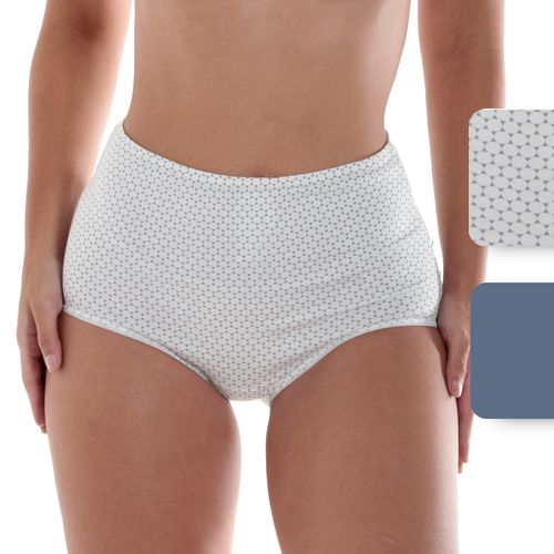 Set de 2 hípsters St Rina multicolor de cintura alta para mujer