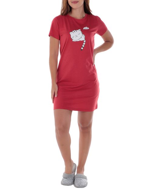 Camisón Orange estampado manga corta para mujer