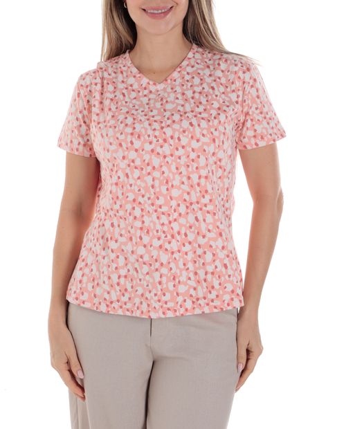 Camiseta Nicolle estampada manga corta para mujer