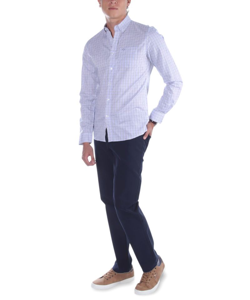 104892809-Camisa-tailored-fit-Oscar-de-la-Renta-multicolor-cuadriculada-para-hombre