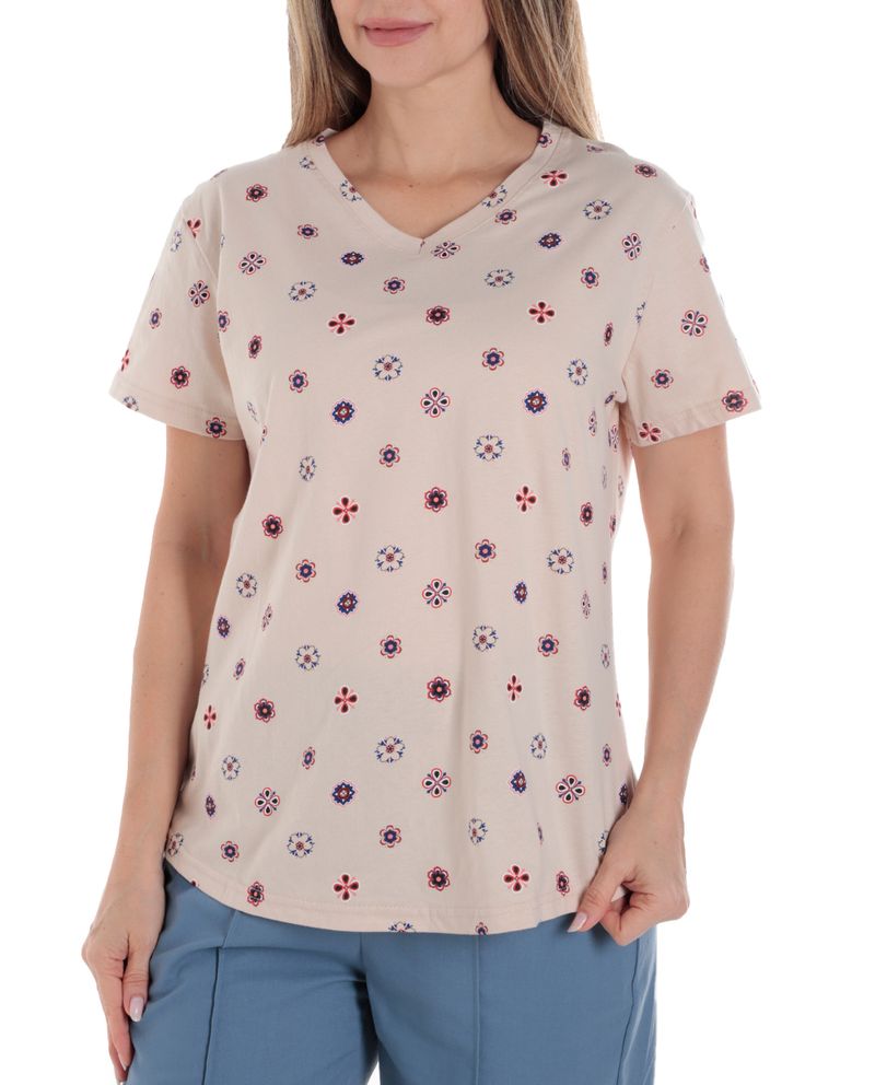 104882173-Camiseta-Nicolle-estampada-manga-corta-para-mujer