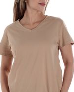104882165-Camiseta-Nicolle-beige-manga-corta-para-mujer
