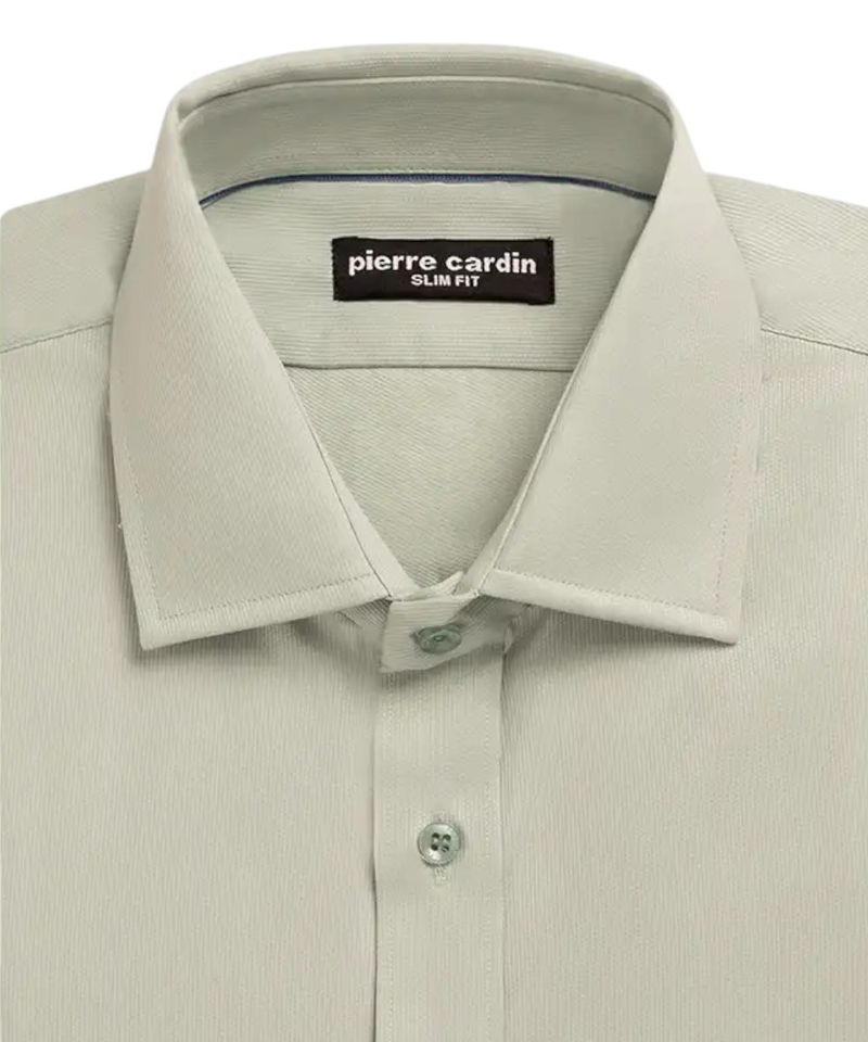 104908647-Camisa-formal-Pierre-Cardin-slim-fit-verde-sage-texturizada-para-hombre