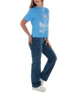 104883601-Camiseta-Orange-estampada-manga-corta-para-mujer