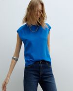 104859467-Camiseta-Sfera-azul-manga-corta-para-mujer