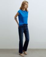 104859467-Camiseta-Sfera-azul-manga-corta-para-mujer