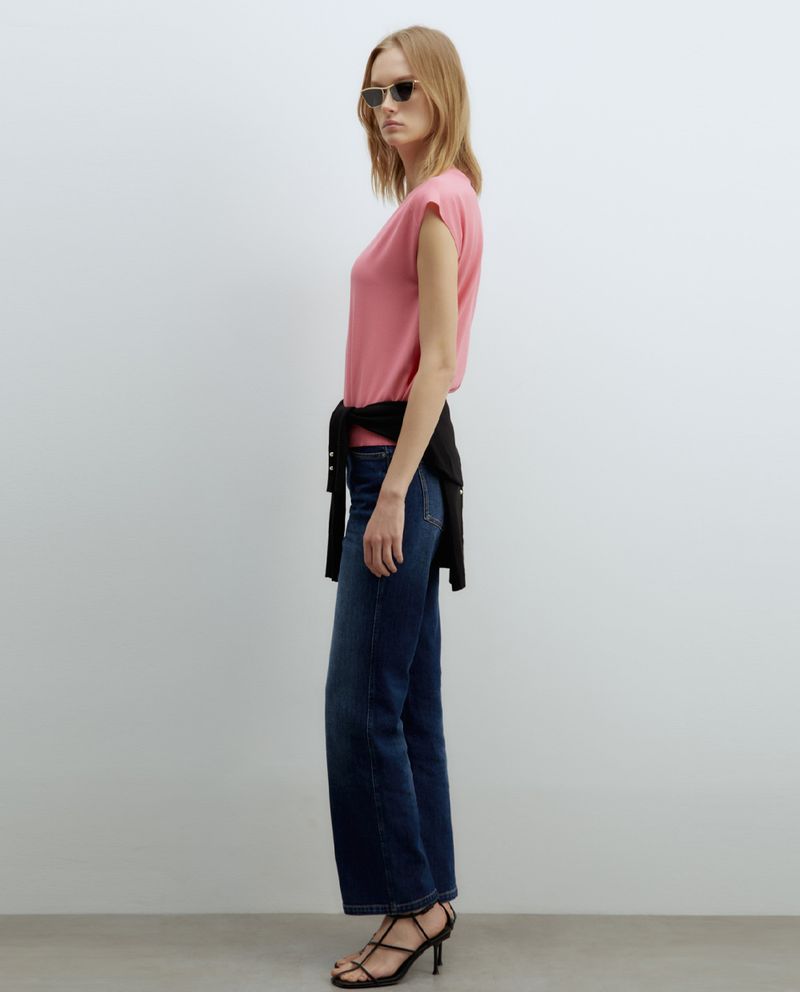104859470-Camiseta-Sfera-rosada-manga-corta-para-mujer