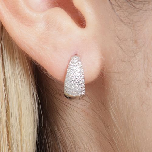 Aretes de plata para mujer