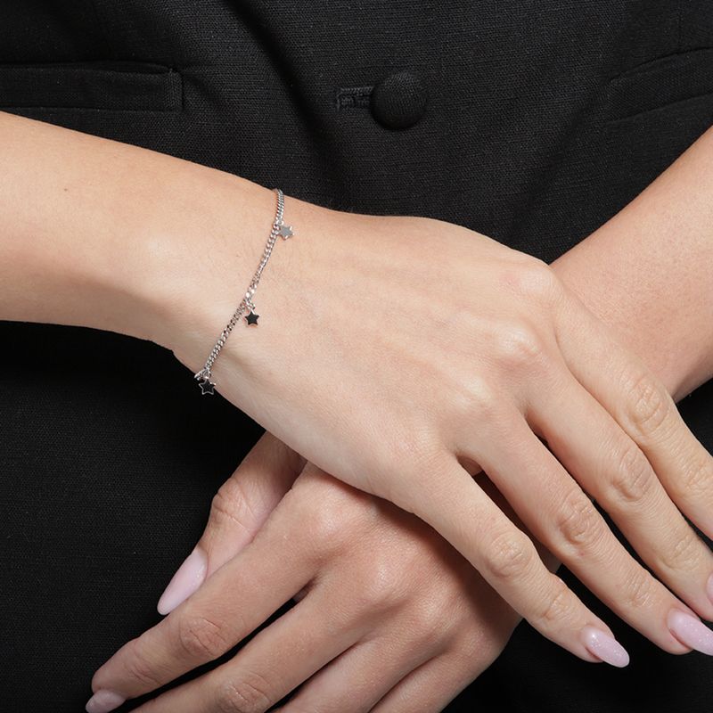 104890296---Pulsera-de-plata-plateada-con-dijes-de-estrella-para-mujer