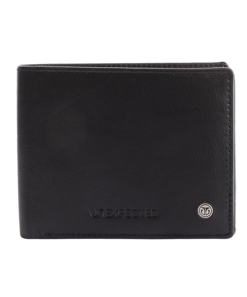 104887614-Billetera-bifold-Unexpected-negra-de-cuero-texturizada-para-hombre
