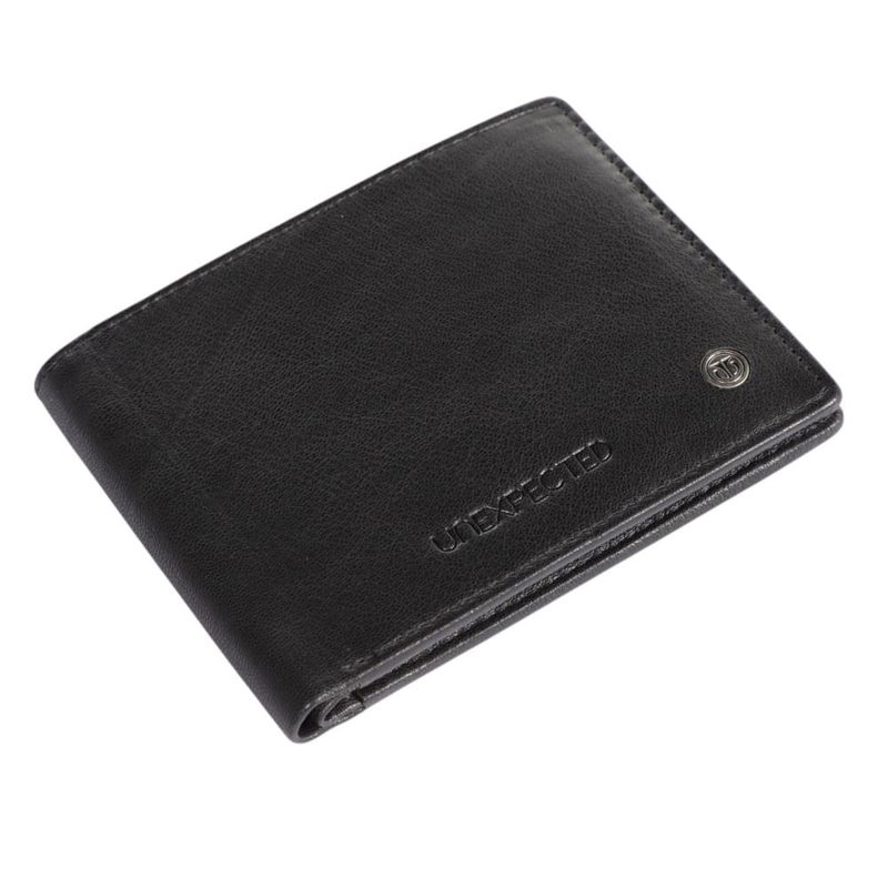 104887614-Billetera-bifold-Unexpected-negra-de-cuero-texturizada-para-hombre