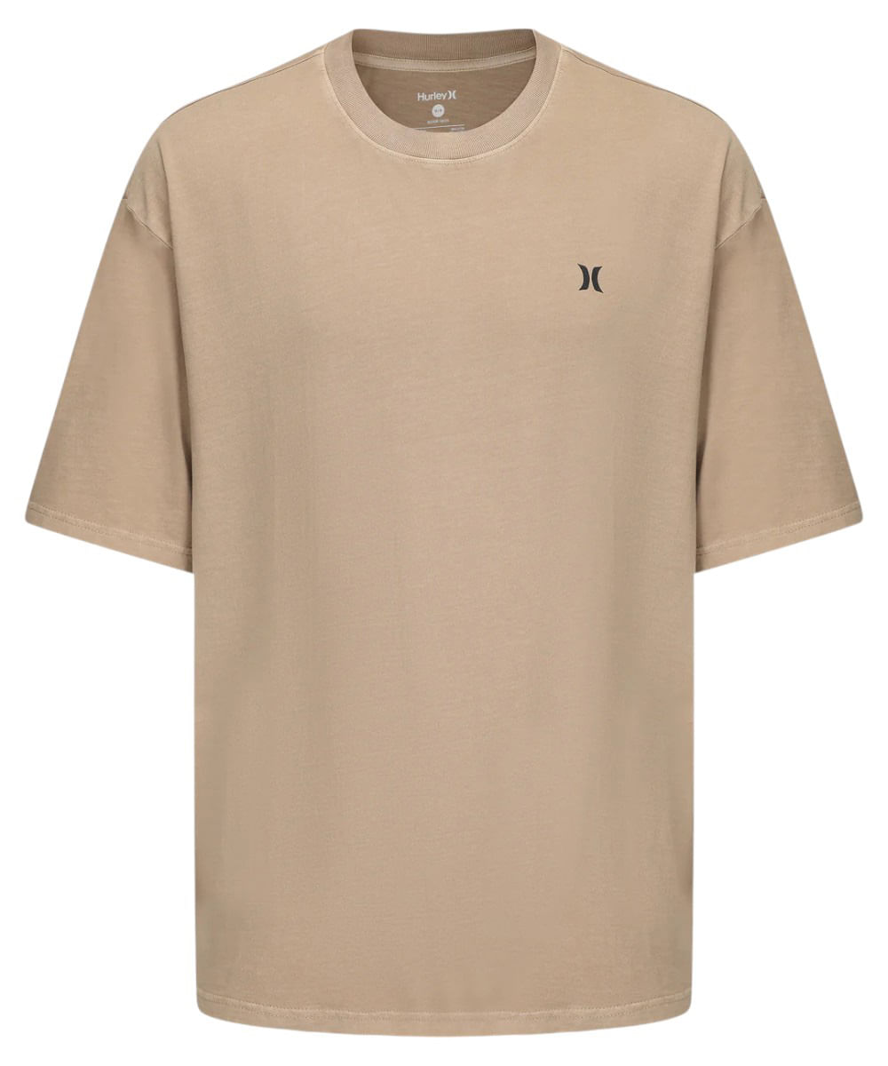 Camiseta Hurley beige estampada para hombre Siman Nicaragua