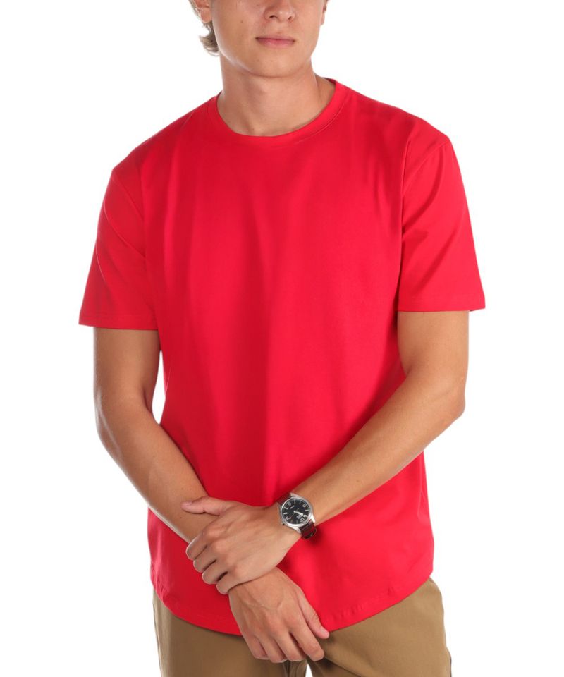 104819216-Camiseta-basica-Gents-roja-solida-para-hombre