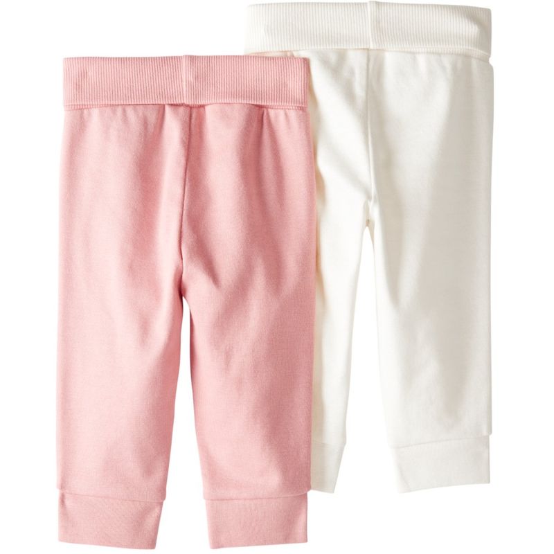 104893228-Set-de-2-pantalones-bicolor-solido-para-bebe-niña