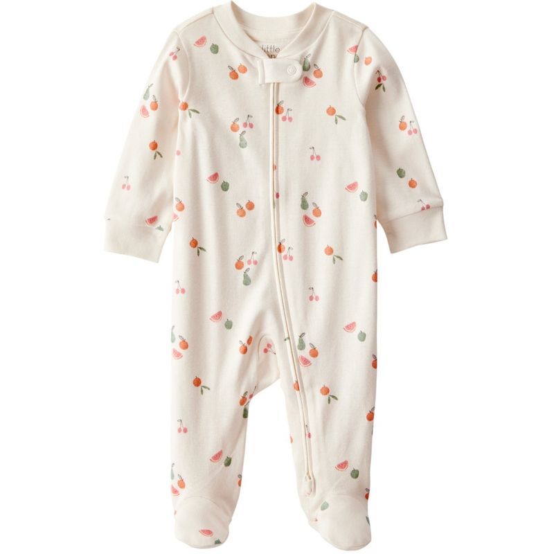 104893256-Pijama-beige-con-estampado-para-bebe-niña