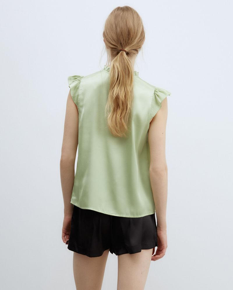 104873510-Blusa-Sfera-casual-verde-manga-corta-para-mujer