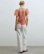 104873440-Blusa-Sfera-casual-anaranjada-manga-corta-para-mujer