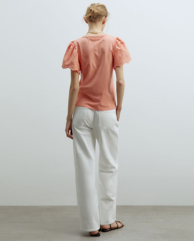 104873440-Blusa-Sfera-casual-anaranjada-manga-corta-para-mujer