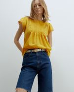 104873420-Blusa-Sfera-casual-amarilla-manga-corta-para-mujer
