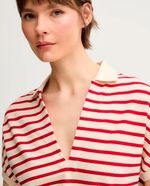 104874321-Blusa-Tommy-Hilfiger-estilo-polo-rayada-manga-corta-para-mujer