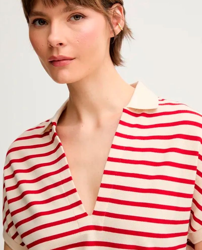 104874321-Blusa-Tommy-Hilfiger-estilo-polo-rayada-manga-corta-para-mujer