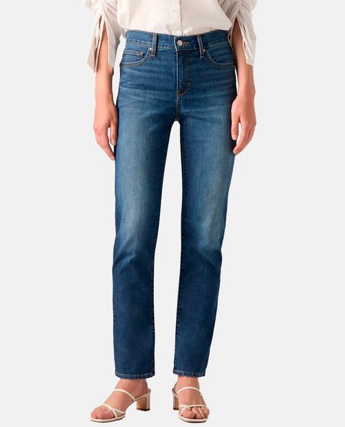 Jeans Levi's slim 312 azul de cintura alta para mujer