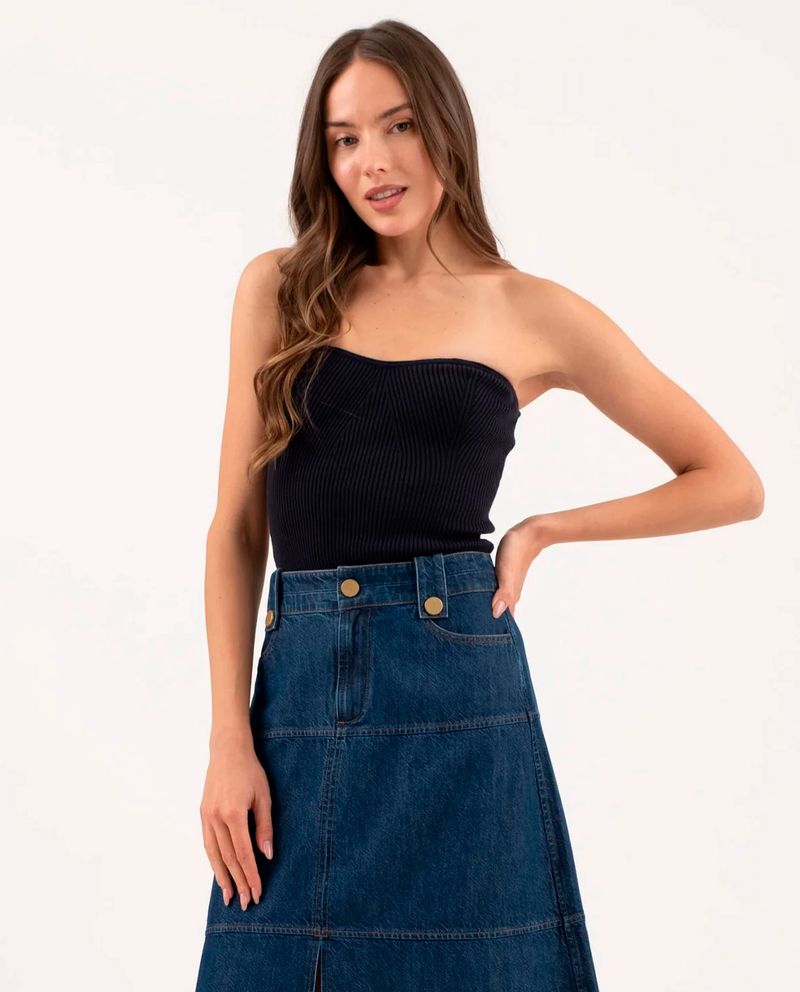 104888439-Blusa-Mine-casual-negra-strapless-para-mujer