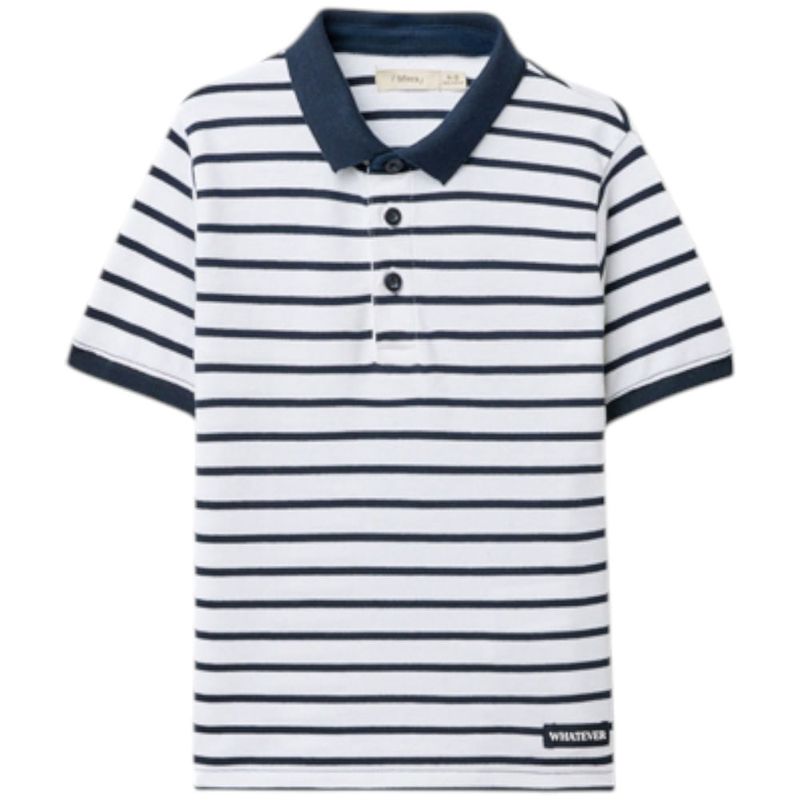 Camisa polo rayada bicolor para niño Siman Nicaragua