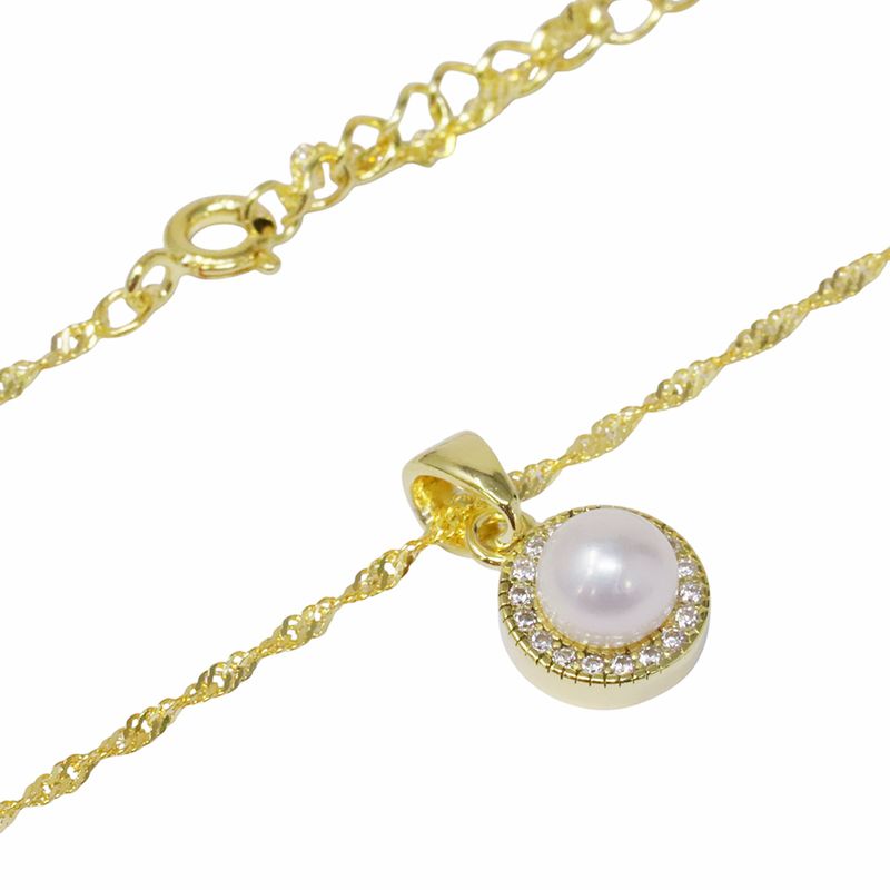 104890140-Set-aretes-y-collar-de-plata-en-baño-de-oro-1mm-19--para-mujer