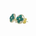 104890118---Aretes-de-plata-con-baño-de-oro-en-forma-de-trebol-verde-para-mujer